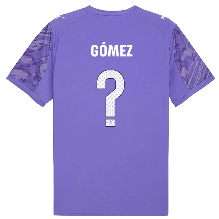 Danxen Kinder Alain Gómez #0 Trikot Flieder Weiß Torwarttrikot 2025/26 Österreich