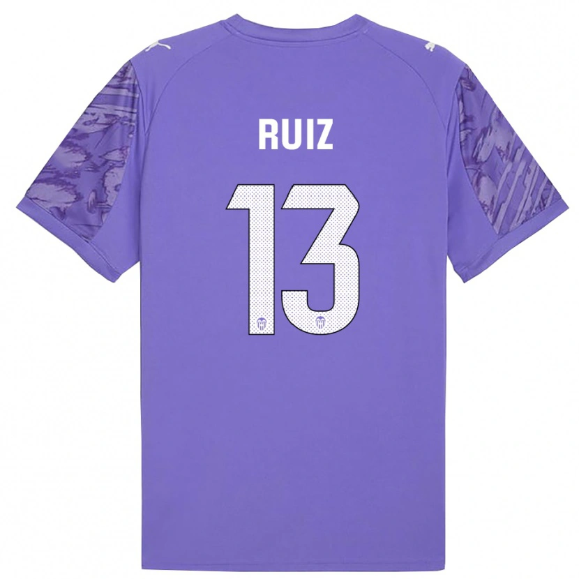 Danxen Kinder Nil Ruiz #13 Trikot Flieder Weiß Torwarttrikot 2025/26 Österreich