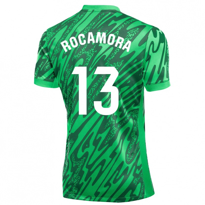 Danxen Kinder María Rocamora Díaz #13 Trikot Dunkelgrün Weiß Torwarttrikot 2025/26 Österreich