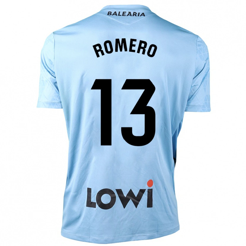 Danxen Kinder Cayetano Romero #13 Trikot Hellblau Schwarz Torwarttrikot 2025/26 Österreich