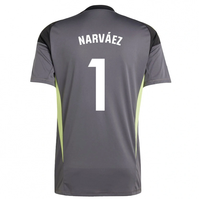 Danxen Kinder Miguel Narváez #1 Trikot Dunkelgrau Schwarz Torwarttrikot 2025/26 Österreich
