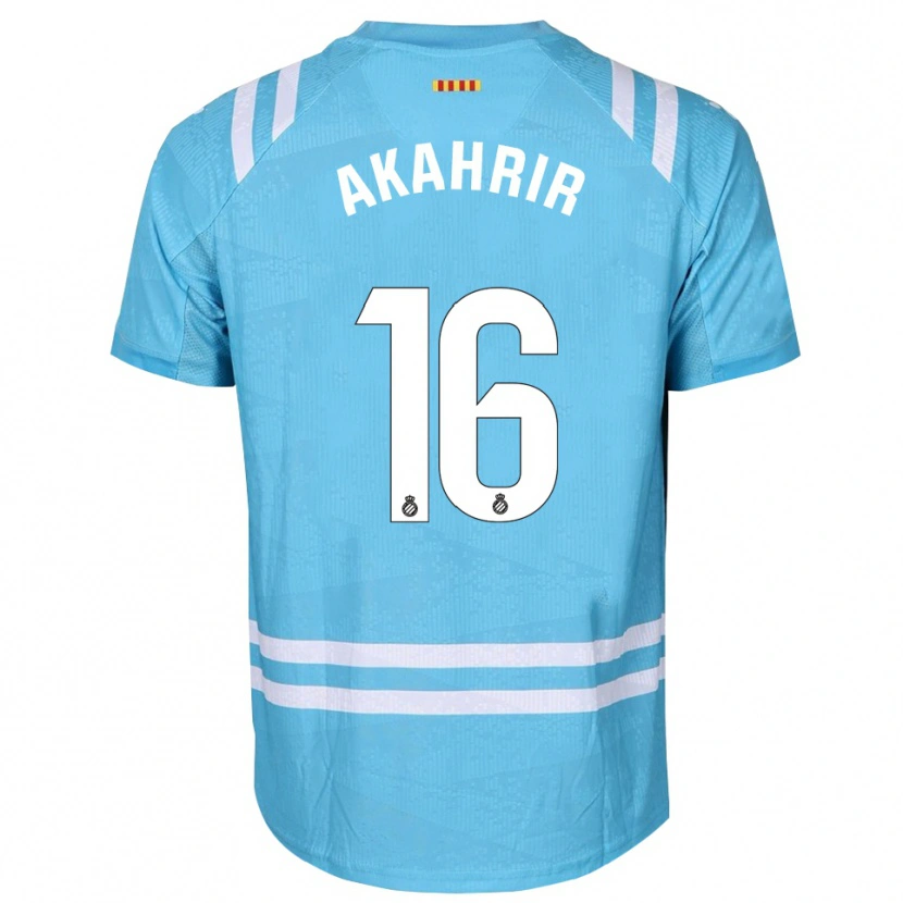 Danxen Kinder Mohamed Akahrir #16 Trikot Hellblau Weiß Torwarttrikot 2025/26 Österreich