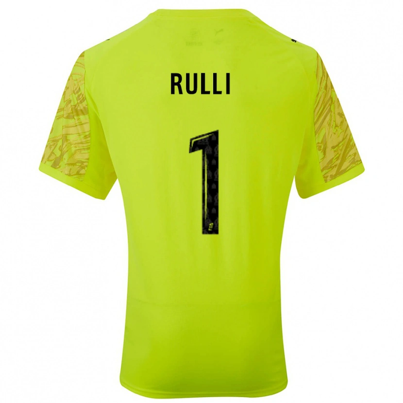 Danxen Kinder Gerónimo Rulli #1 Trikot Leuchtgrün Schwarz Torwarttrikot 2025/26 Österreich