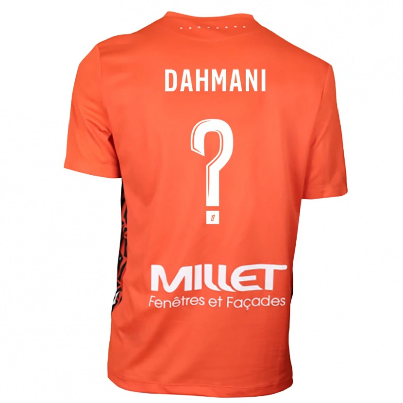 Danxen Kinder Waël Dahmani #0 Trikot Orange Weiß Torwarttrikot 2025/26 Österreich