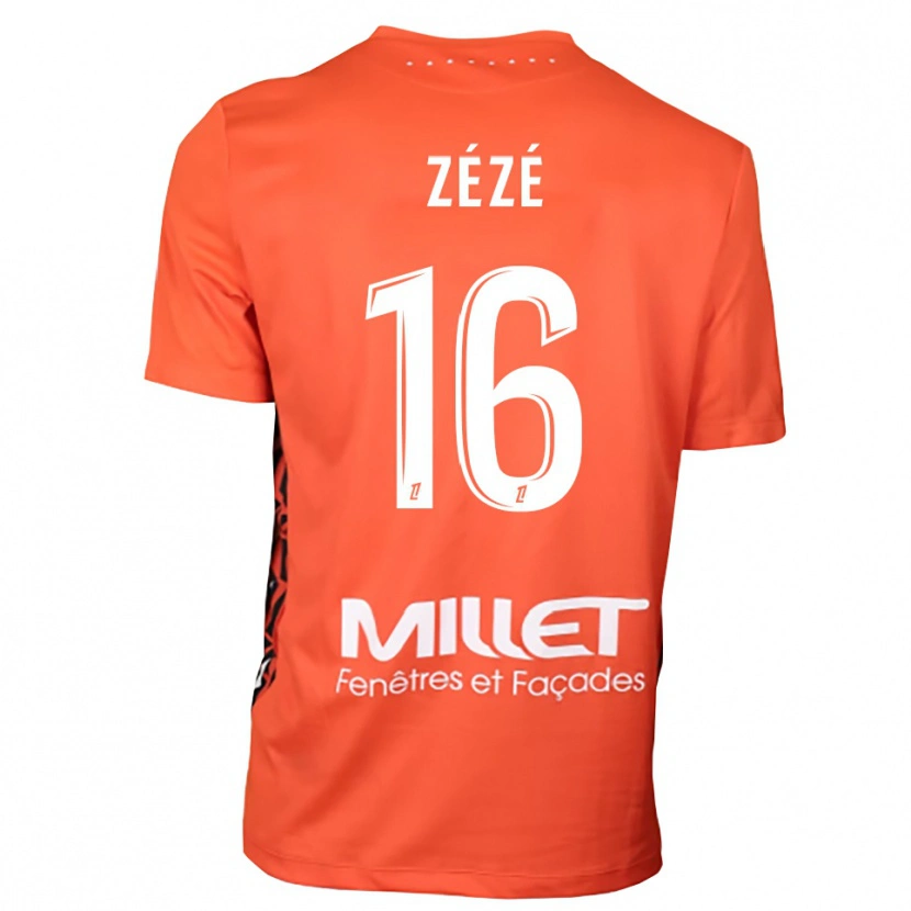 Danxen Kinder Yanel Zézé #16 Trikot Orange Weiß Torwarttrikot 2025/26 Österreich