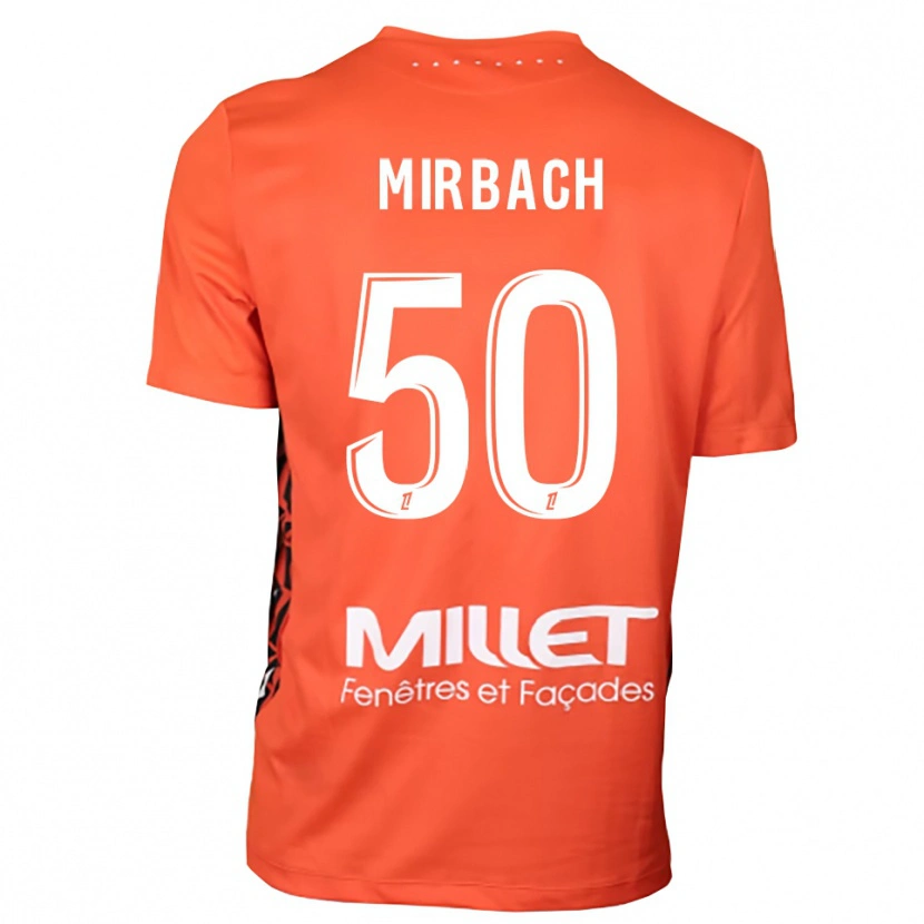 Danxen Kinder Alexis Mirbach #50 Trikot Orange Weiß Torwarttrikot 2025/26 Österreich