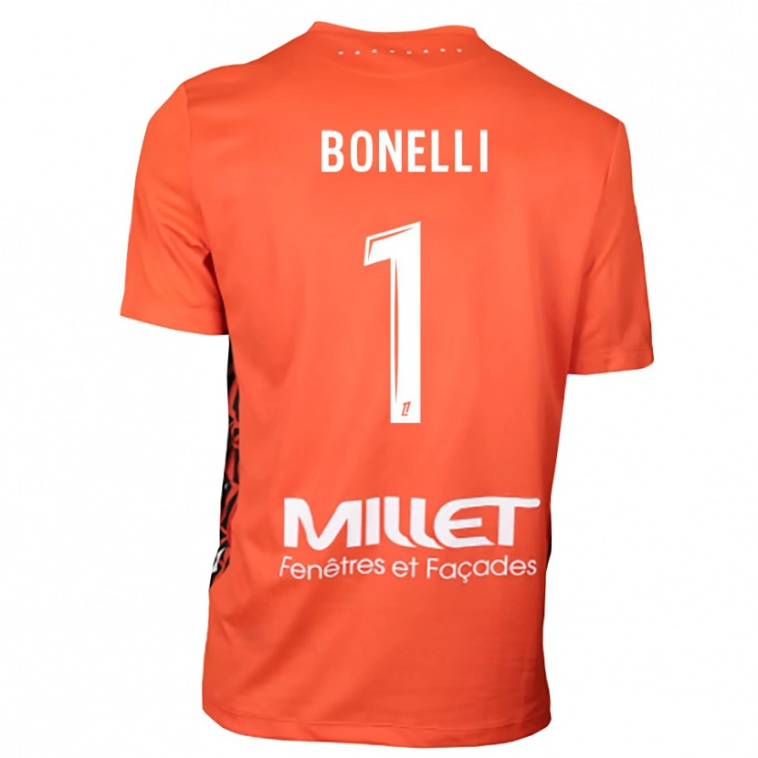 Danxen Kinder Lucas Bonelli #1 Trikot Orange Weiß Torwarttrikot 2025/26 Österreich