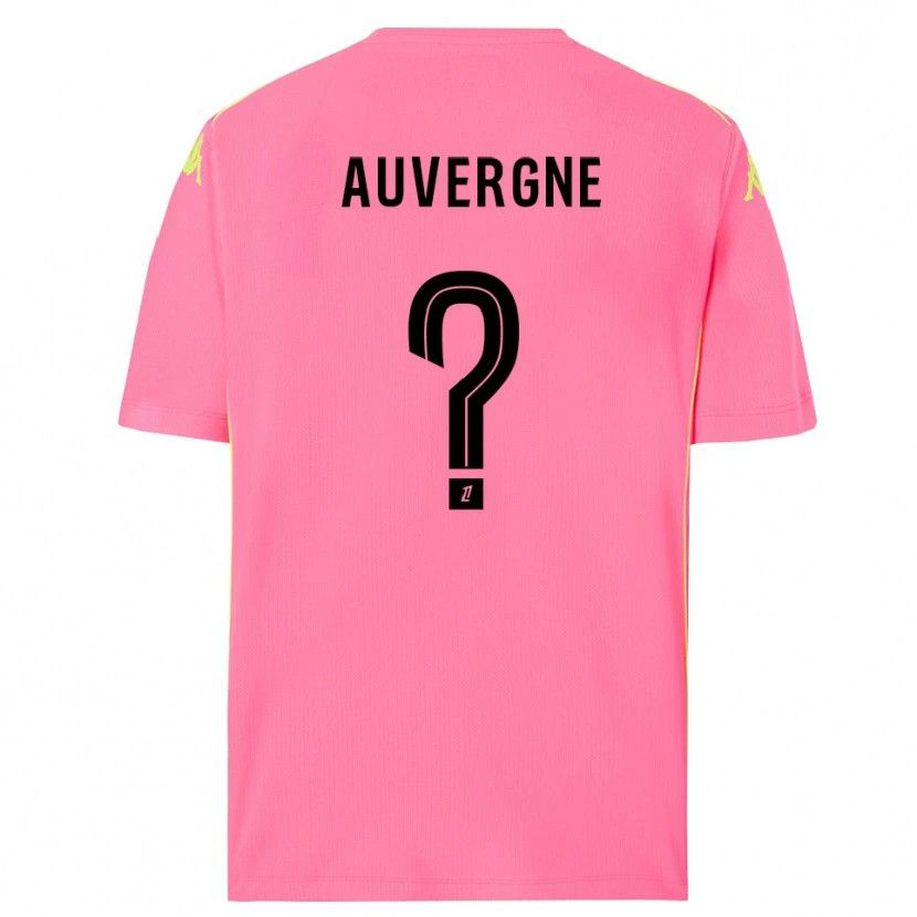 Danxen Kinder Dorian Auvergne #0 Trikot Knallpink Schwarz Torwarttrikot 2025/26 Österreich