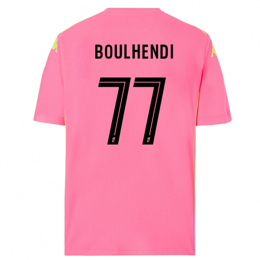 Danxen Kinder Teddy Boulhendi #77 Trikot Knallpink Schwarz Torwarttrikot 2025/26 Österreich