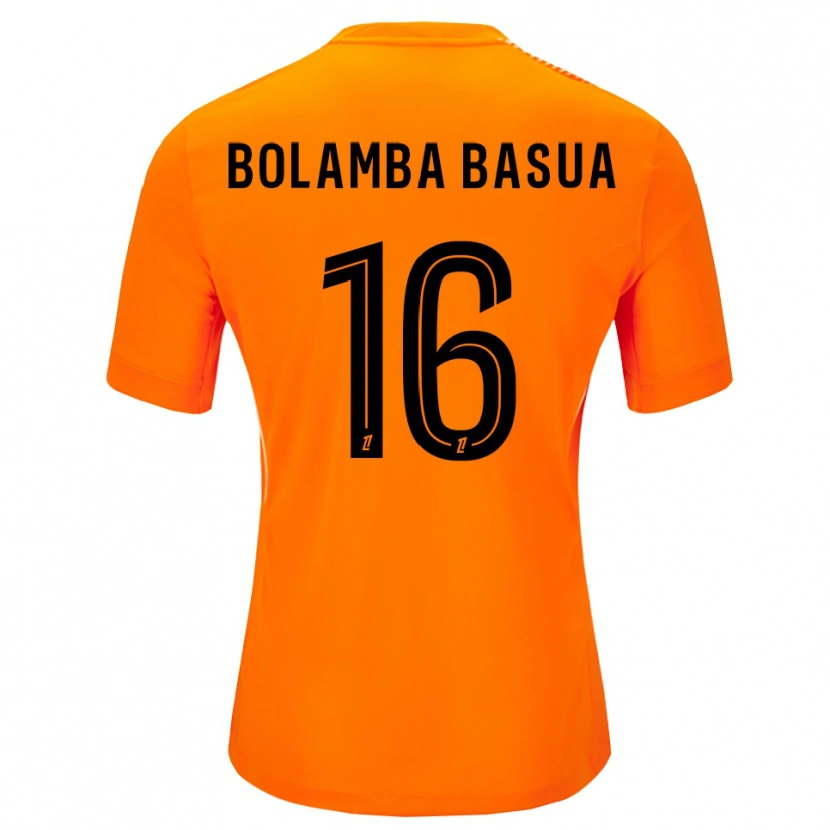 Danxen Kinder Kévin Bolamba Basua #16 Trikot Orange Schwarz Torwarttrikot 2025/26 Österreich