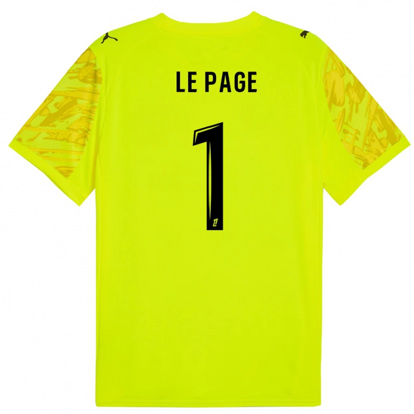 Danxen Kinder Noé Le Page #1 Trikot Leuchtgrün Gelb Torwarttrikot 2025/26 Österreich