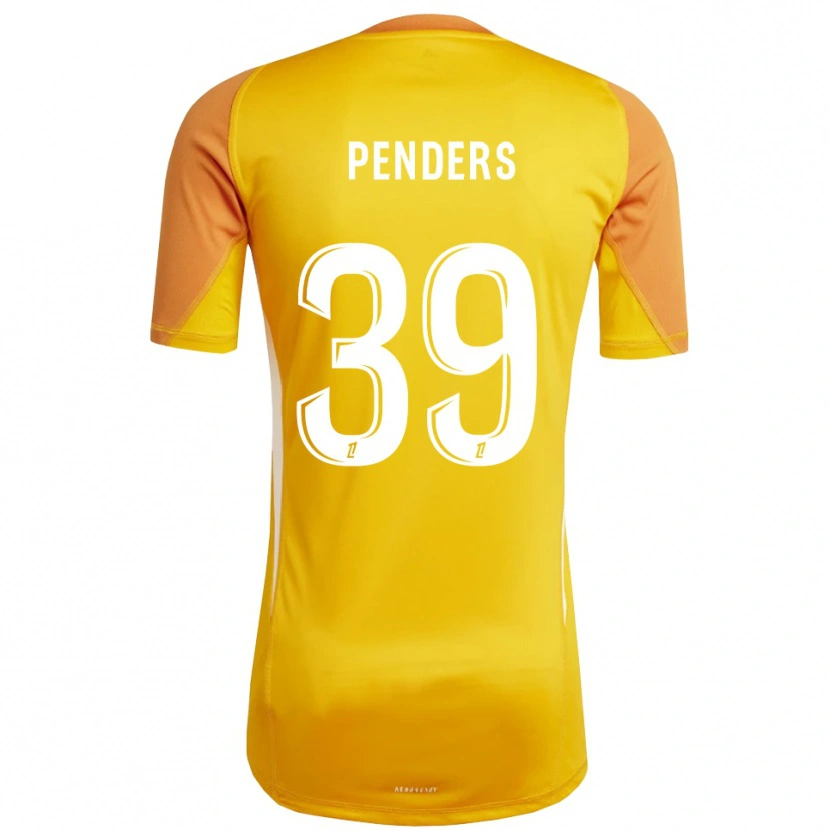 Danxen Kinder Mike Penders #39 Trikot Orange Weiß Torwarttrikot 2025/26 Österreich