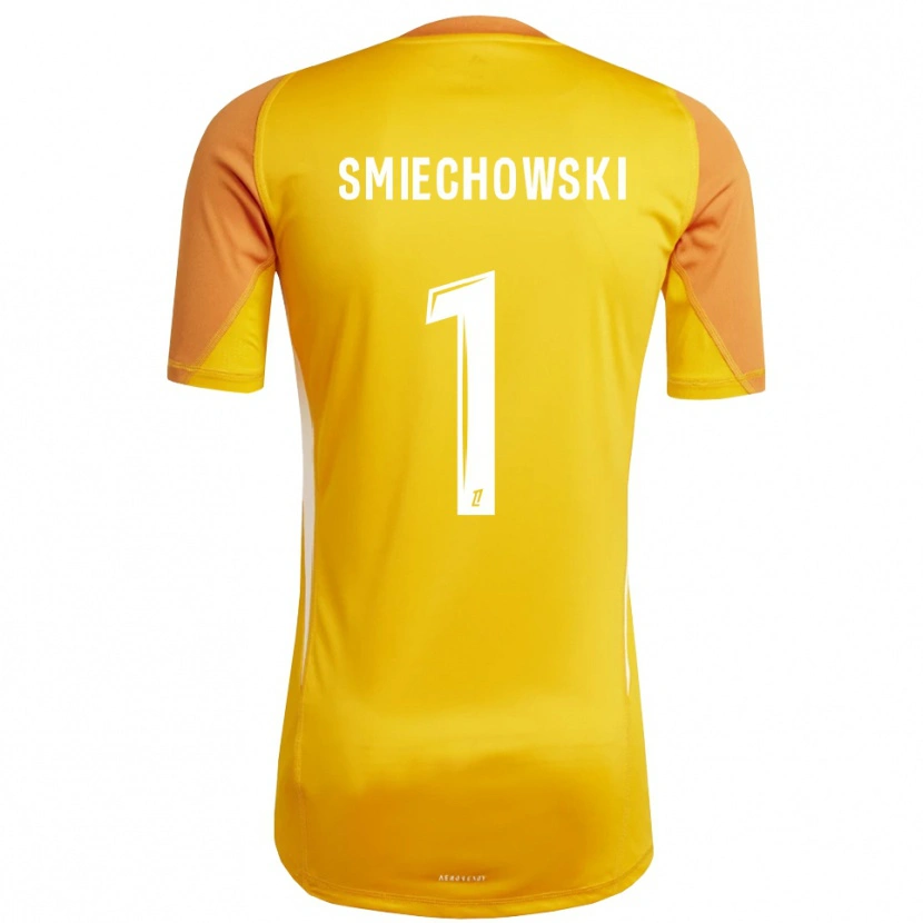 Danxen Kinder Artur Smiechowski #1 Trikot Orange Weiß Torwarttrikot 2025/26 Österreich