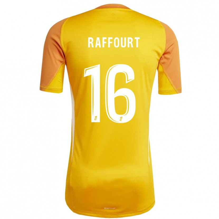 Danxen Kinder Timéo Raffourt #16 Trikot Orange Weiß Torwarttrikot 2025/26 Österreich