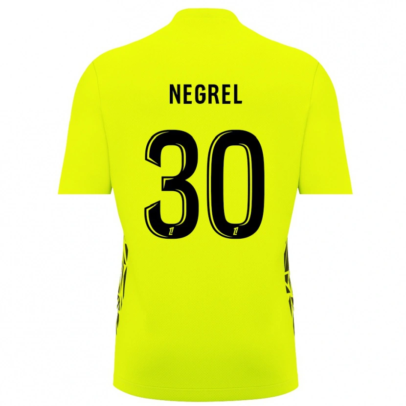 Danxen Kinder Tom Negrel #30 Trikot Leuchtendes Grün Torwarttrikot 2025/26 Österreich