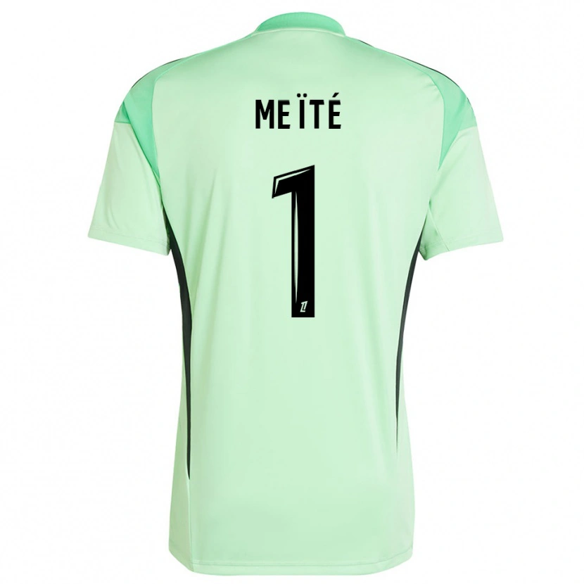 Danxen Kinder Ibrahim Meïté #1 Trikot Hellgrün Schwarz Torwarttrikot 2025/26 Österreich