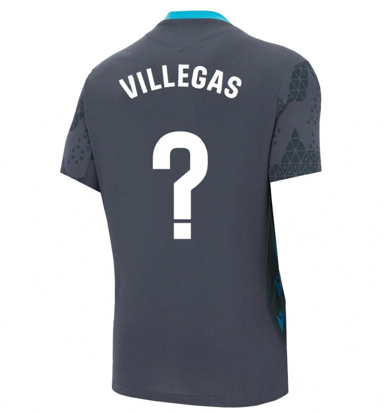 Danxen Kinder Sergio Villegas #0 Trikot Dunkelgrau Schwarz Torwarttrikot 2025/26 Österreich