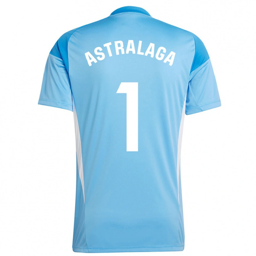 Danxen Kinder Ander Astralaga #1 Trikot Himmelblau Weiß Torwarttrikot 2025/26 Österreich