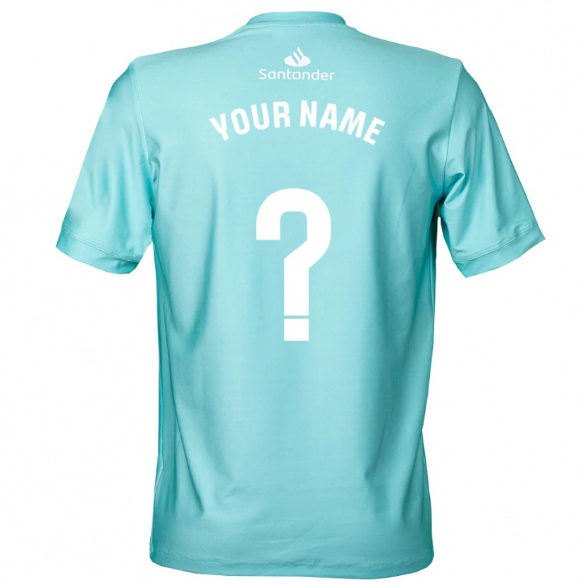 Danxen Kinder Racing de Santander Trikot Hellcyan Weiß Torwarttrikot 2025/26 Österreich