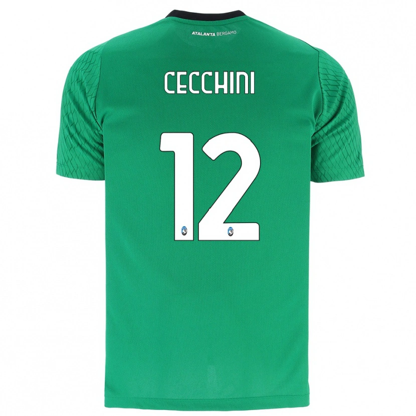 Danxen Kinder Filippo Cecchini #12 Trikot Smaragdgrün Torwarttrikot 2025/26 Österreich