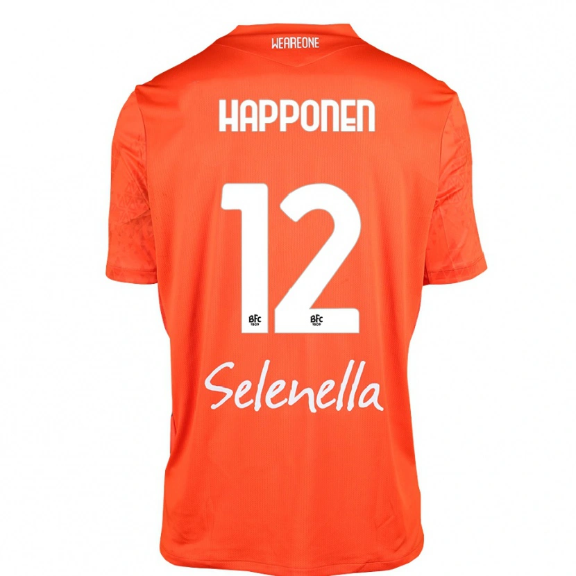 Danxen Kinder Ukko Happonen #12 Trikot Orange Schwarz Weiß Torwarttrikot 2025/26 Österreich