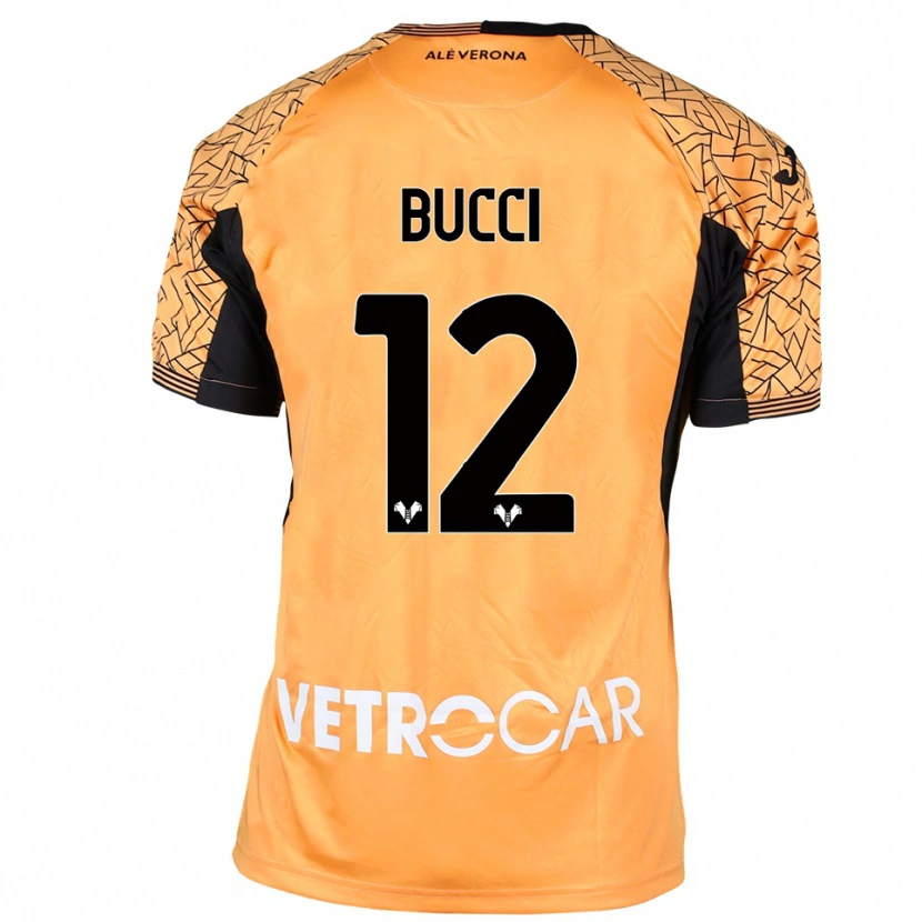 Danxen Kinder Irene Bucci #12 Trikot Orange Schwarz Weiß Torwarttrikot 2025/26 Österreich