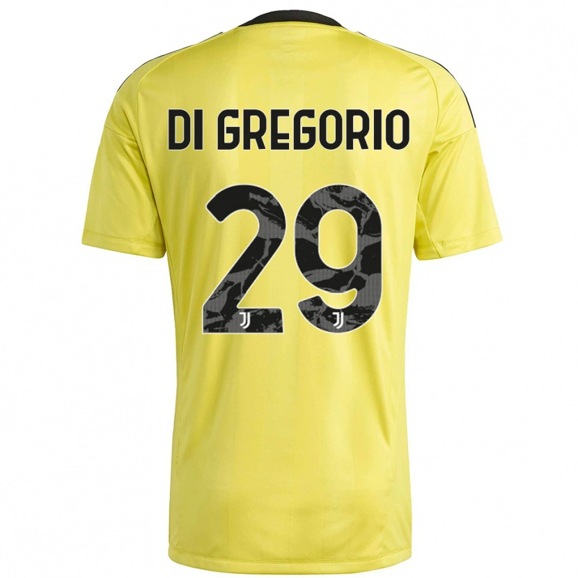 Danxen Kinder Michele Di Gregorio #29 Trikot Gelb Weiß Torwarttrikot 2025/26 Österreich