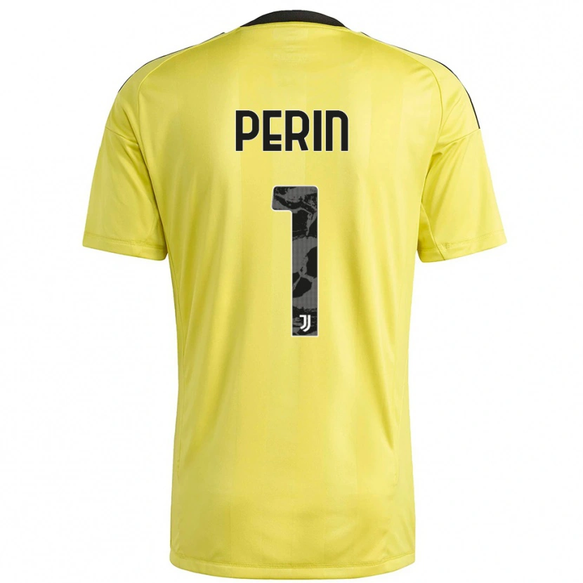 Danxen Kinder Mattia Perin #1 Trikot Gelb Weiß Torwarttrikot 2025/26 Österreich