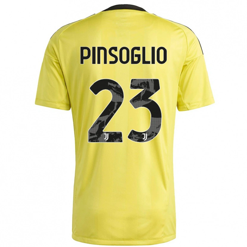 Danxen Kinder Carlo Pinsoglio #23 Trikot Gelb Weiß Torwarttrikot 2025/26 Österreich