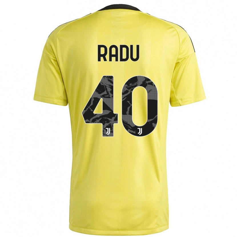 Danxen Kinder Riccardo Radu #40 Trikot Gelb Weiß Torwarttrikot 2025/26 Österreich