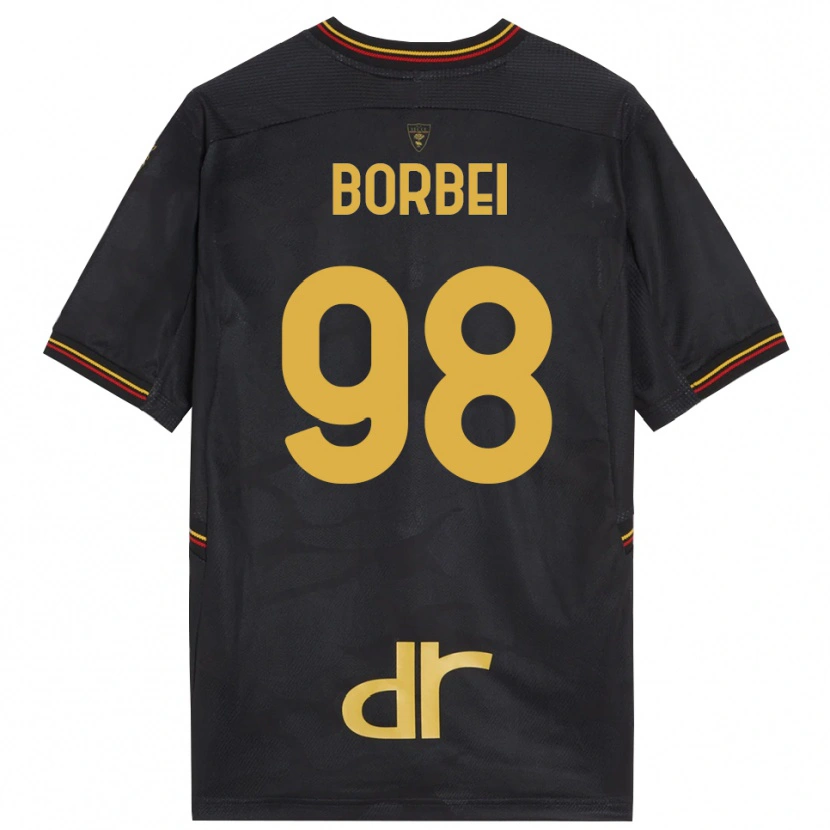 Danxen Kinder Alexandru Borbei #98 Trikot Schwarz Braun Torwarttrikot 2025/26 Österreich