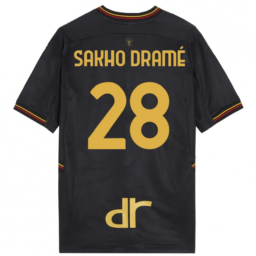 Danxen Kinder Samba Sakho Dramé #28 Trikot Schwarz Braun Torwarttrikot 2025/26 Österreich