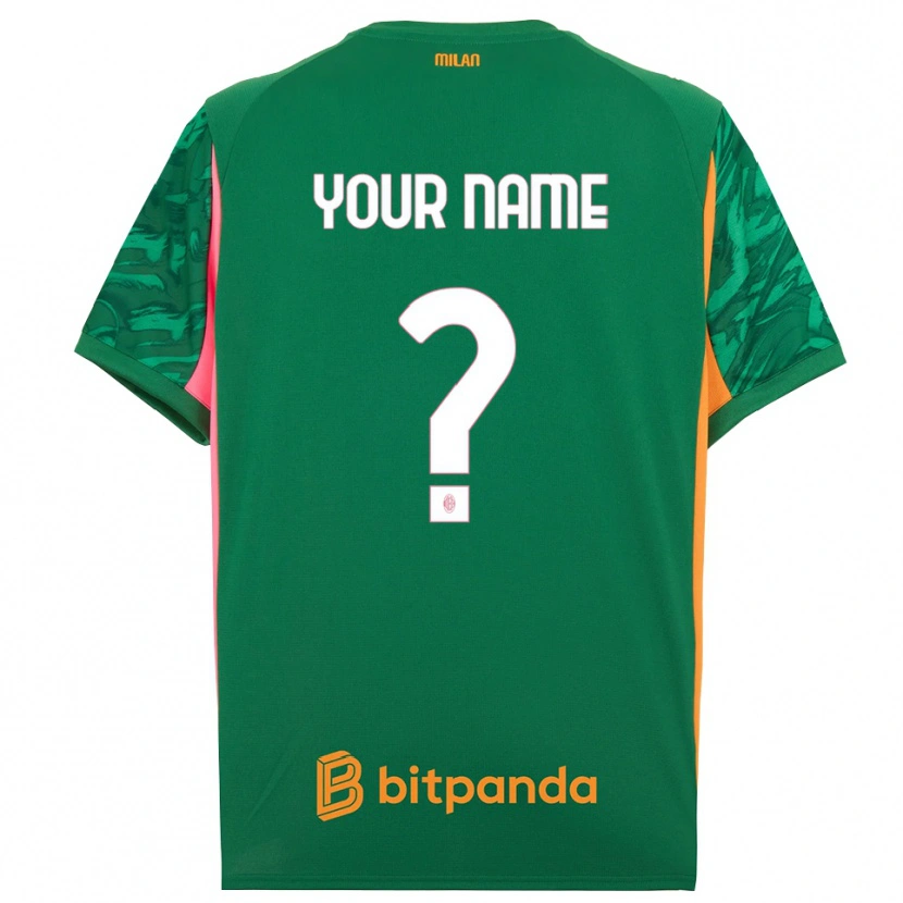 Danxen Kinder AC Milan Trikot Grün Orange Pink Torwarttrikot 2025/26 Österreich