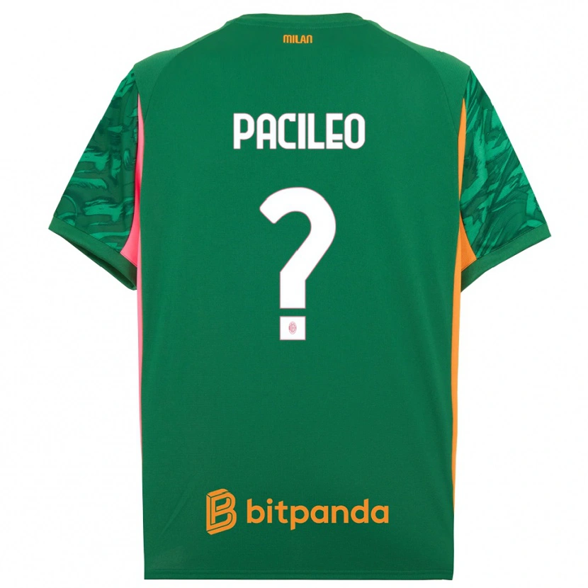 Danxen Kinder Alessandro Pacileo #0 Trikot Grün Orange Pink Torwarttrikot 2025/26 Österreich