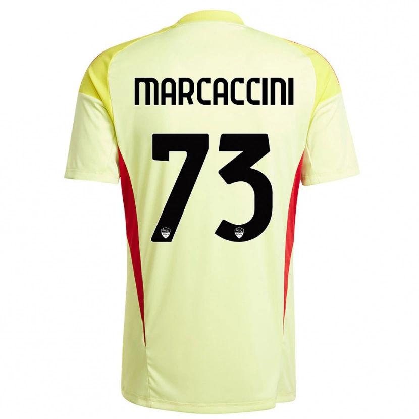 Danxen Kinder Alessio Marcaccini #73 Trikot Hellgelb Orange Torwarttrikot 2025/26 Österreich