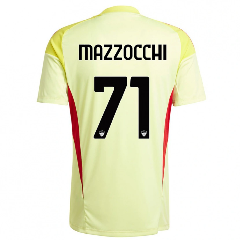 Danxen Kinder Giulia Mazzocchi #71 Trikot Hellgelb Orange Torwarttrikot 2025/26 Österreich