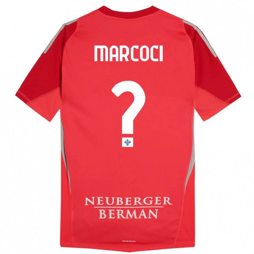 Danxen Kinder Alexandru Marcoci #0 Trikot Rot Grau Torwarttrikot 2025/26 Österreich