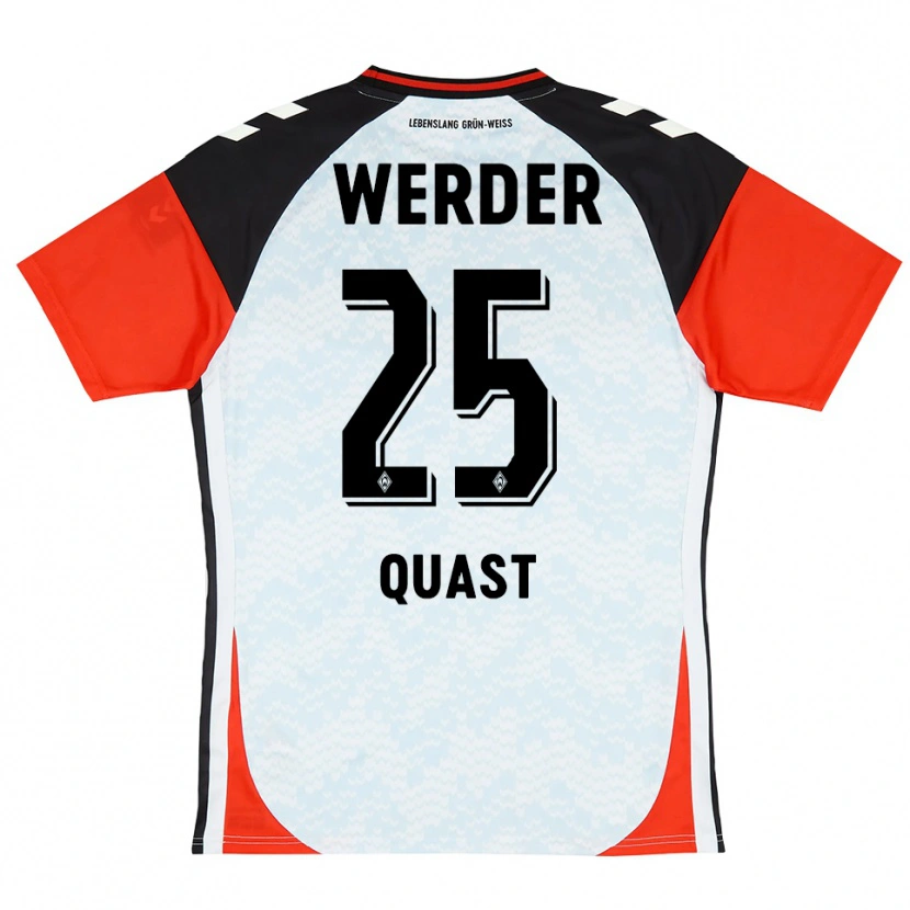 Danxen Kinder Soenke Quast #25 Trikot Schwarz Rot Gelb Torwarttrikot 2025/26 Österreich