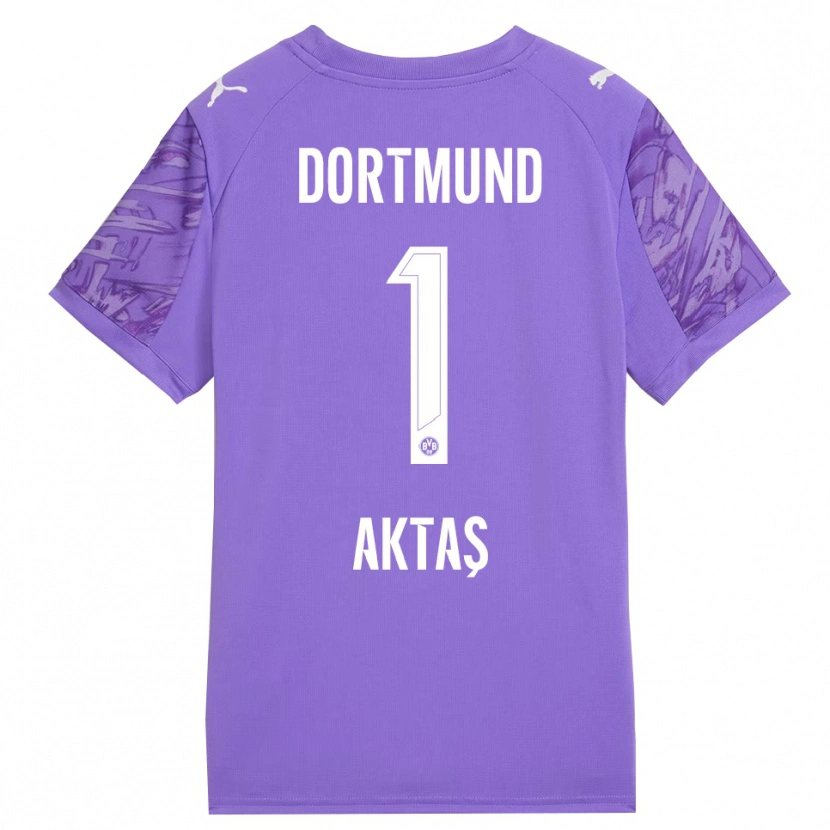 Danxen Kinder Yılmaz Aktaş #1 Trikot Flieder Weiß Torwarttrikot 2025/26 Österreich