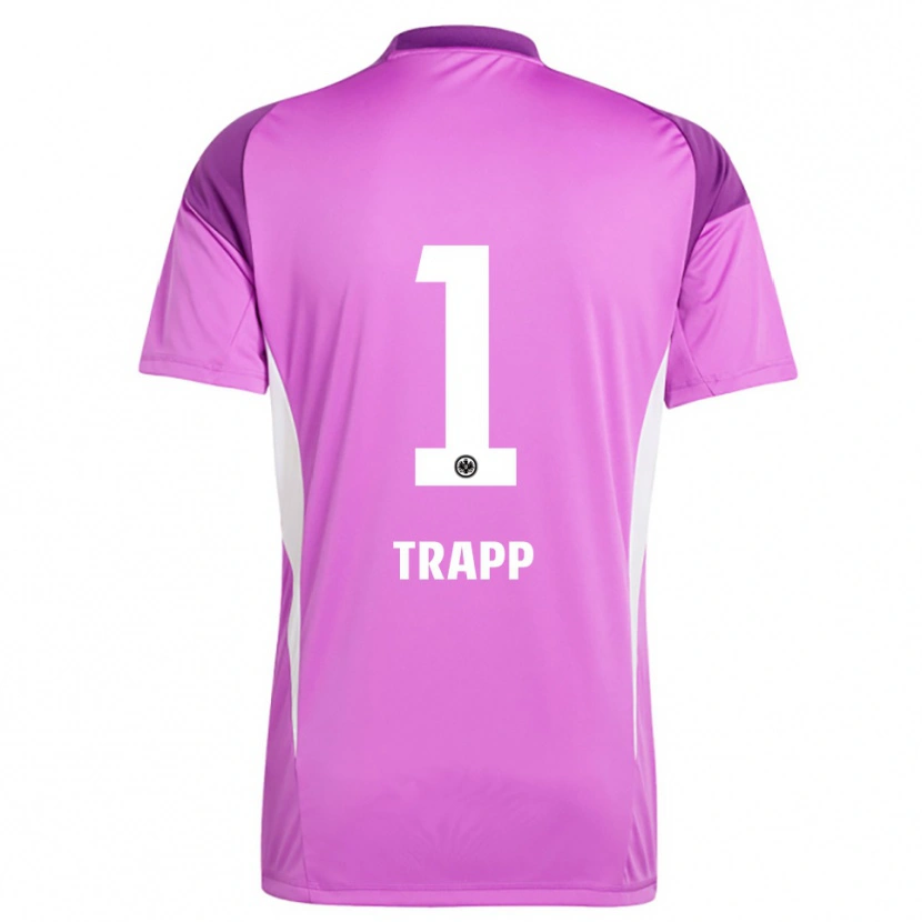 Danxen Kinder Kevin Trapp #1 Trikot Flieder Weiß Torwarttrikot 2025/26 Österreich