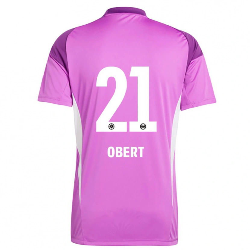 Danxen Kinder Yuriy Obert #21 Trikot Flieder Weiß Torwarttrikot 2025/26 Österreich