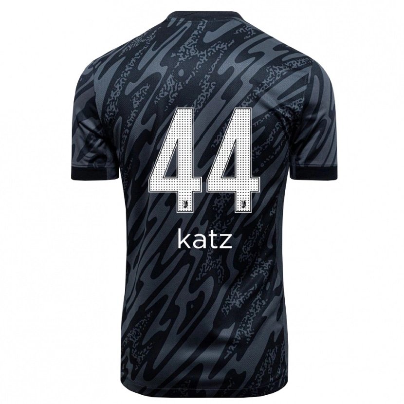 Danxen Kinder Kilian Katz #44 Trikot Schwarz Weiß Torwarttrikot 2025/26 Österreich