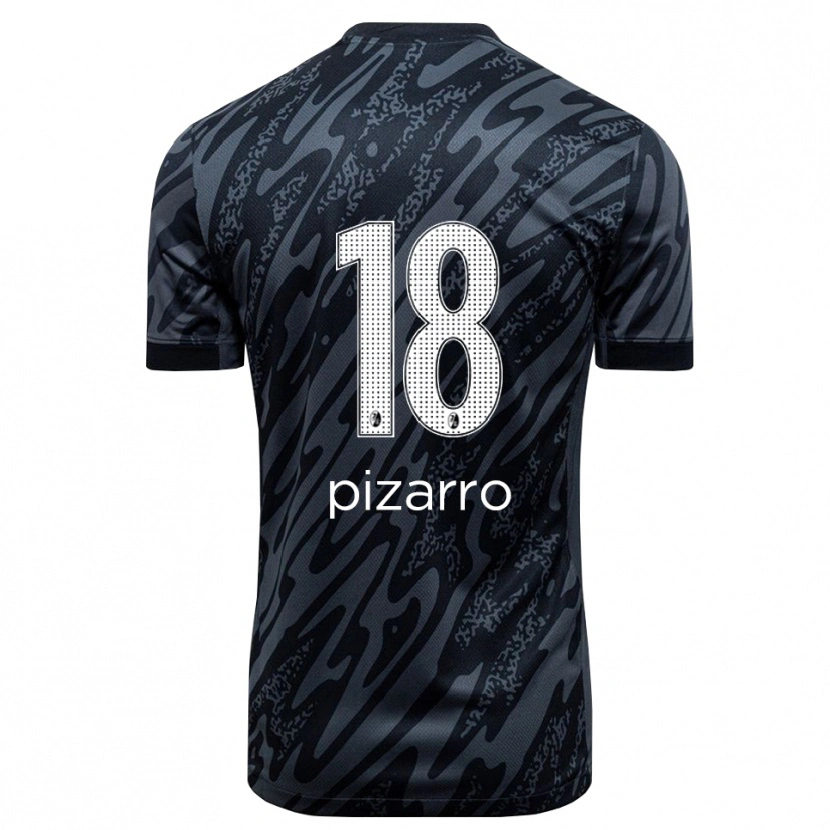 Danxen Kinder Théodore Pizarro #18 Trikot Schwarz Weiß Torwarttrikot 2025/26 Österreich