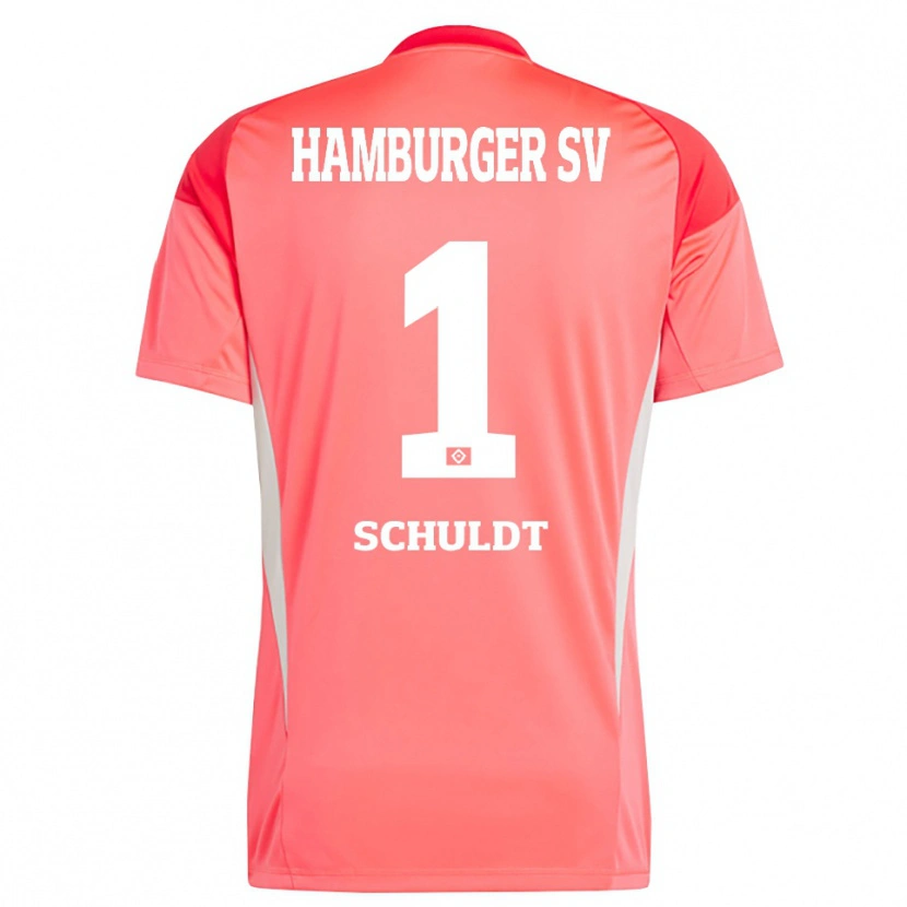 Danxen Kinder Inga Schuldt #1 Trikot Rot Orange Torwarttrikot 2025/26 Österreich