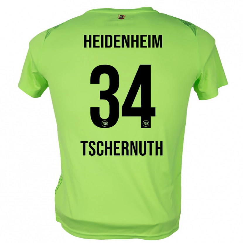 Danxen Kinder Paul Tschernuth #34 Trikot Blassgrün Torwarttrikot 2025/26 Österreich