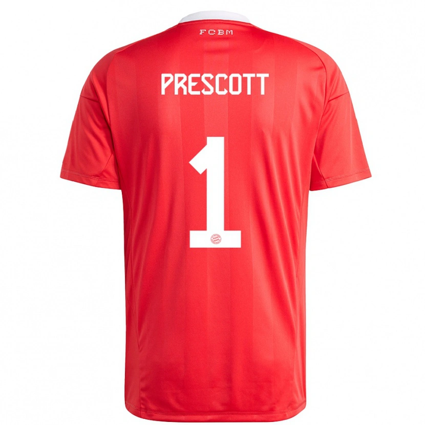 Danxen Kinder Leonard Prescott #1 Trikot Rot Weiß Torwarttrikot 2025/26 Österreich