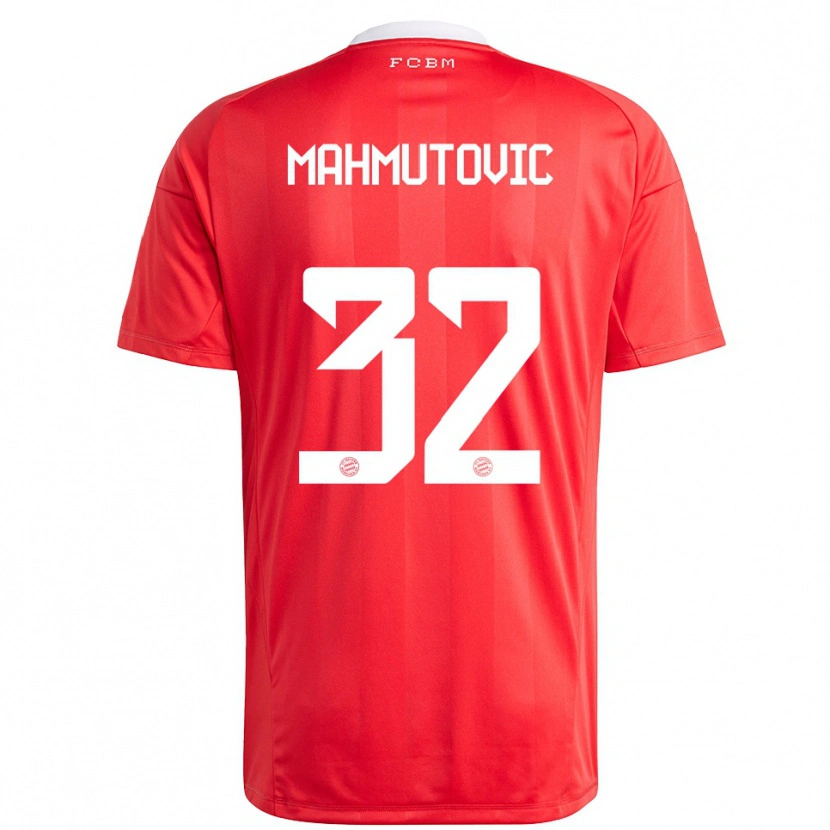 Danxen Kinder Ena Mahmutovic #32 Trikot Rot Weiß Torwarttrikot 2025/26 Österreich