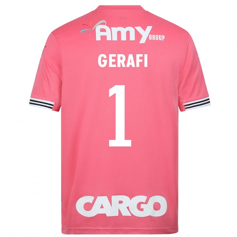 Danxen Kinder Yoav Gerafi #1 Trikot Pink Weiß Torwarttrikot 2025/26 Österreich