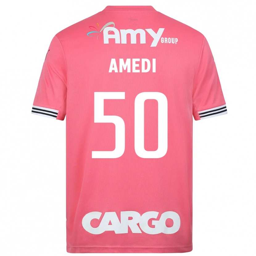 Danxen Kinder Roie Amedi #50 Trikot Pink Weiß Torwarttrikot 2025/26 Österreich