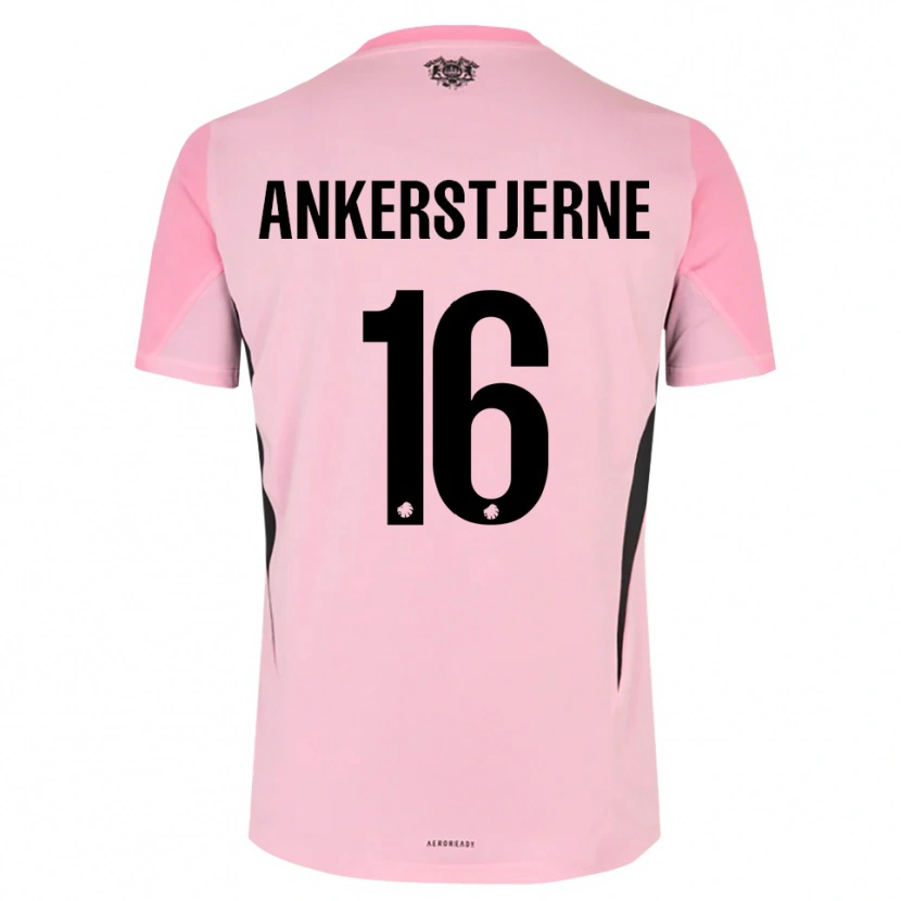 Danxen Kinder Ida Ankerstjerne #16 Trikot Pink Schwarz Torwarttrikot 2025/26 Österreich